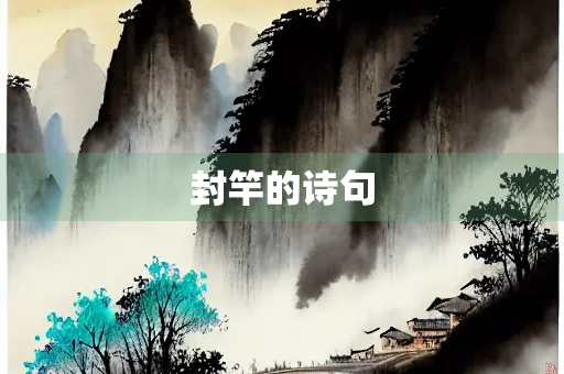 封竿的诗句