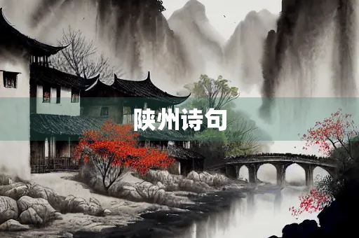 陕州诗句