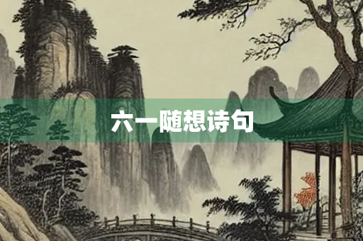 六一随想诗句