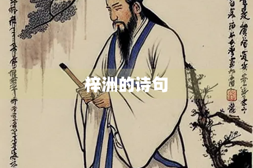 梓洲的诗句