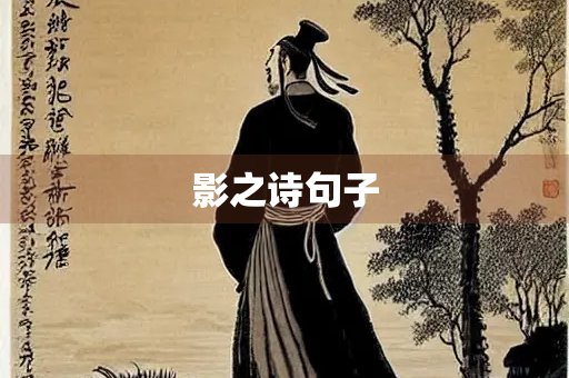 影之诗句子