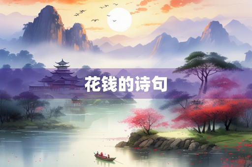 花钱的诗句