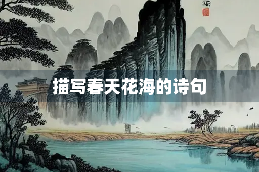 描写春天花海的诗句