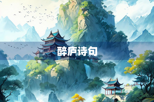 醉庐诗句