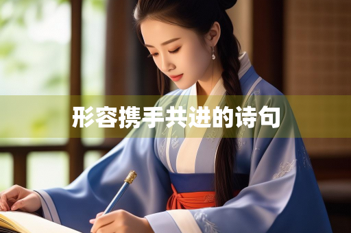 形容携手共进的诗句