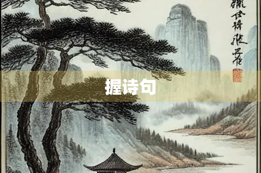 握诗句