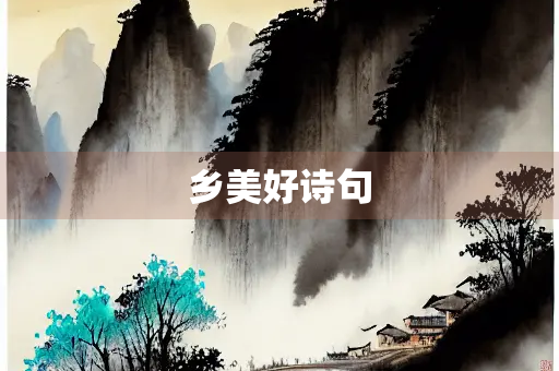 乡美好诗句