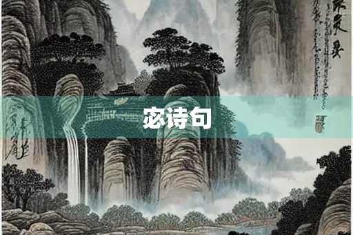 宓诗句