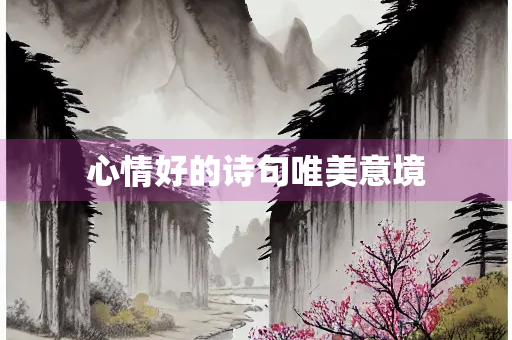 心情好的诗句唯美意境