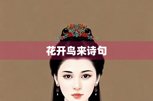 花开鸟来诗句