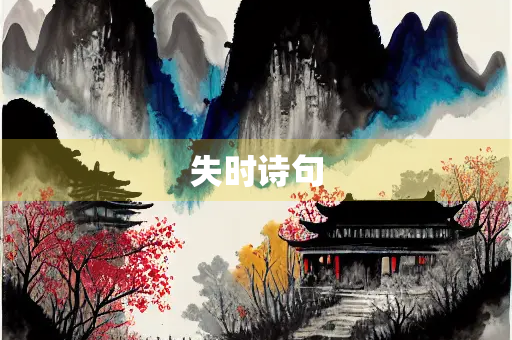 失时诗句