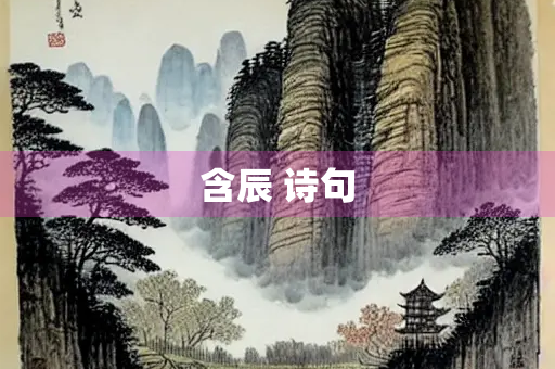 含辰 诗句