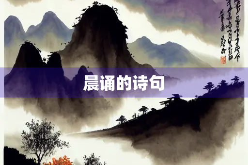 晨诵的诗句