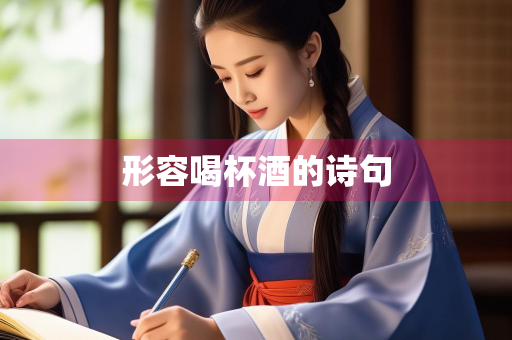 形容喝杯酒的诗句