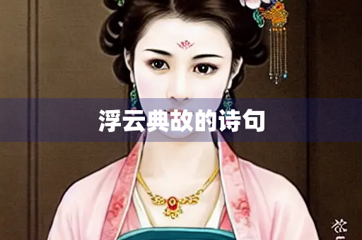 浮云典故的诗句