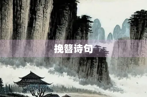 挽簪诗句
