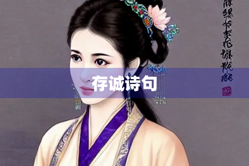 存诚诗句
