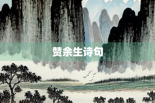 赞余生诗句