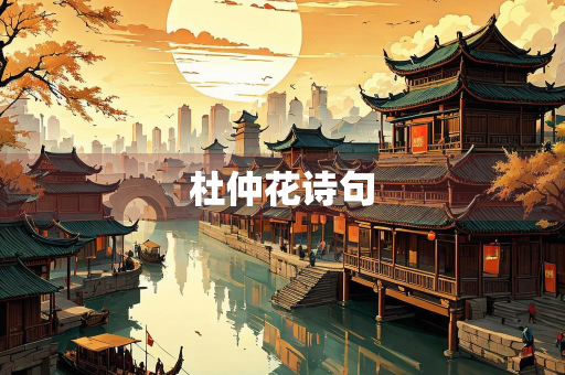 杜仲花诗句