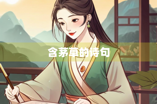 含茅草的诗句