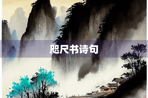 咫尺书诗句