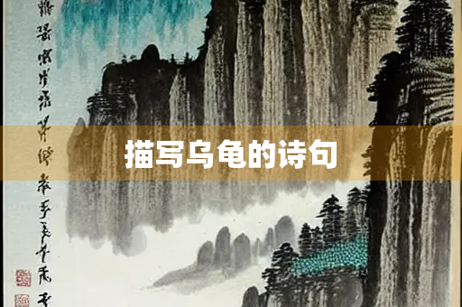 描写乌龟的诗句