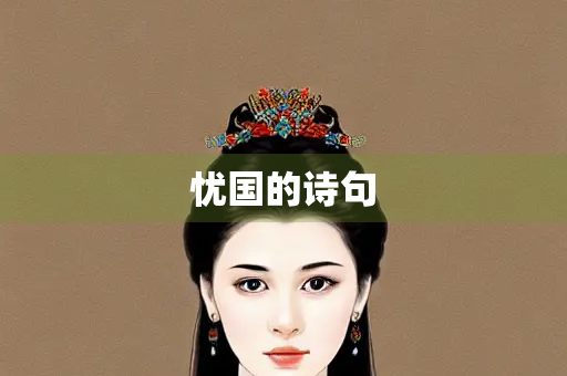 忧国的诗句