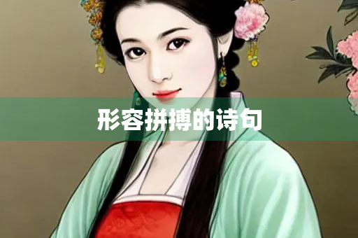 形容拼搏的诗句