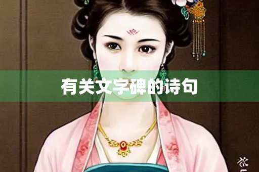 有关文字碑的诗句