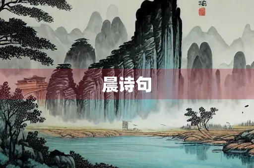 晨诗句