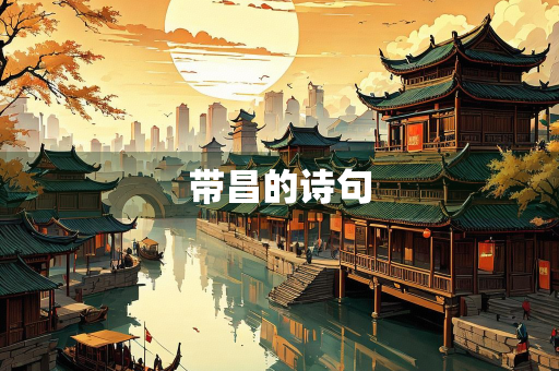 带昌的诗句