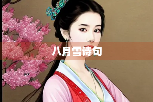 八月雪诗句