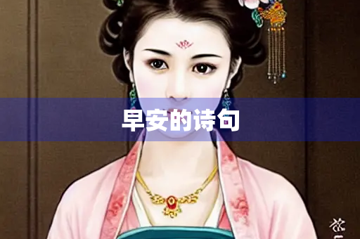 早安的诗句