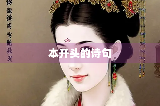 本开头的诗句
