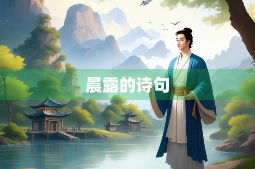 晨露的诗句