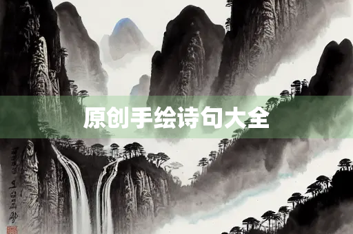 原创手绘诗句大全
