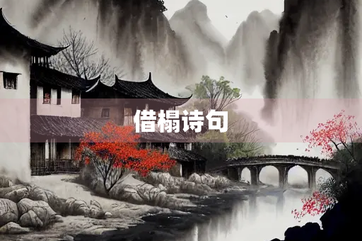 借榻诗句