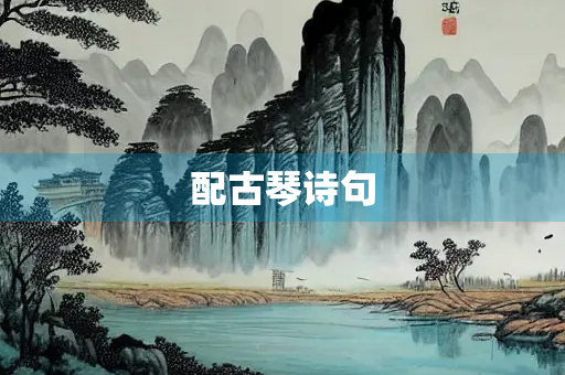 配古琴诗句
