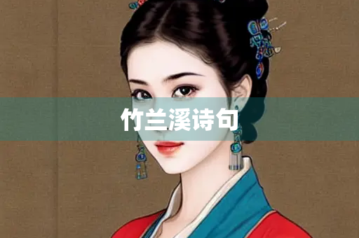 竹兰溪诗句