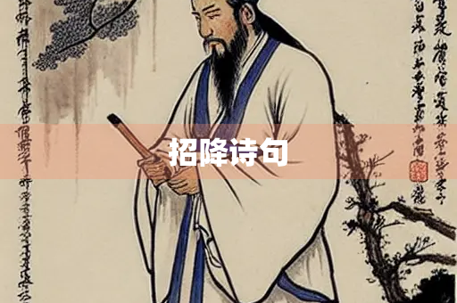 招降诗句