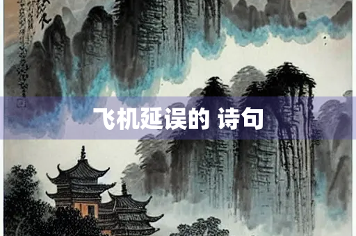 飞机延误的 诗句