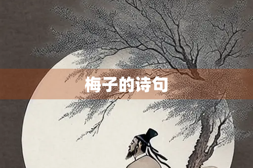 梅子的诗句