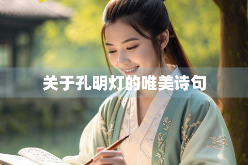 关于孔明灯的唯美诗句