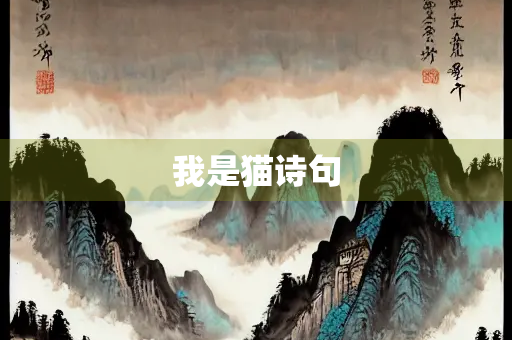 我是猫诗句