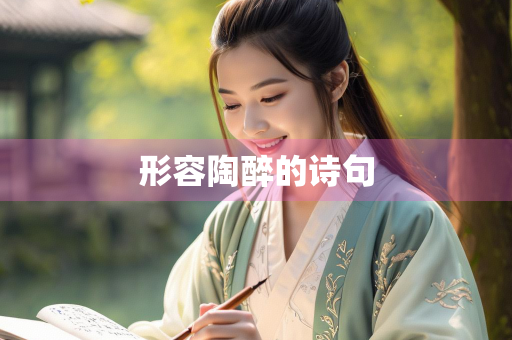 形容陶醉的诗句