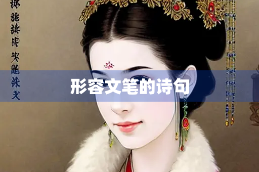 形容文笔的诗句