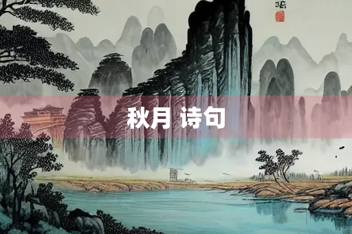 秋月 诗句