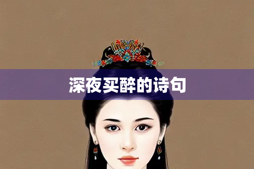 深夜买醉的诗句