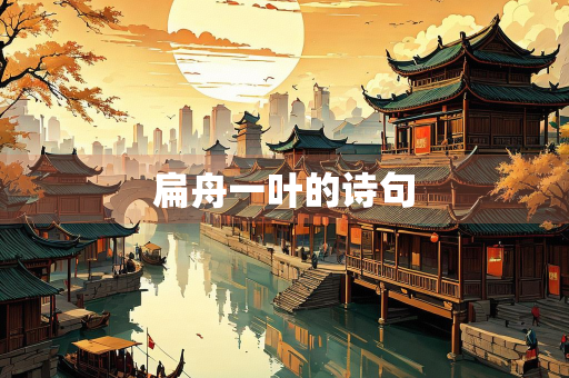 扁舟一叶的诗句