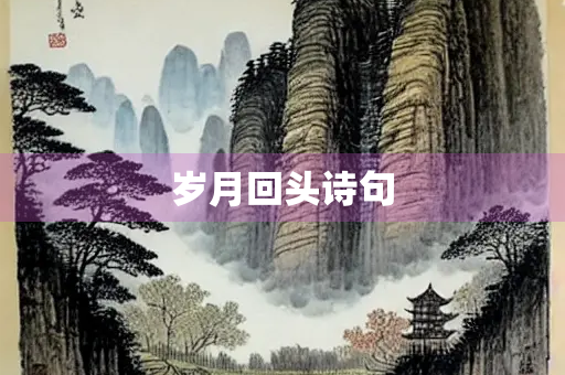 岁月回头诗句